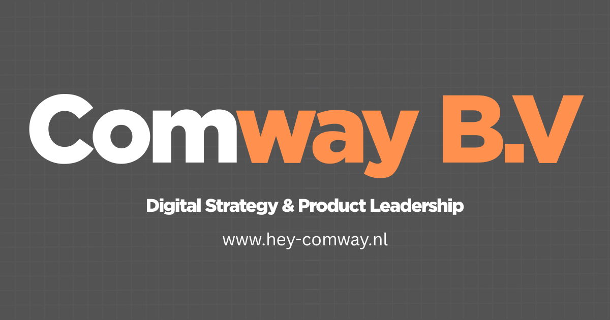 Comway: Digital Strategy & Product Leadership | Ilija Bastiaans